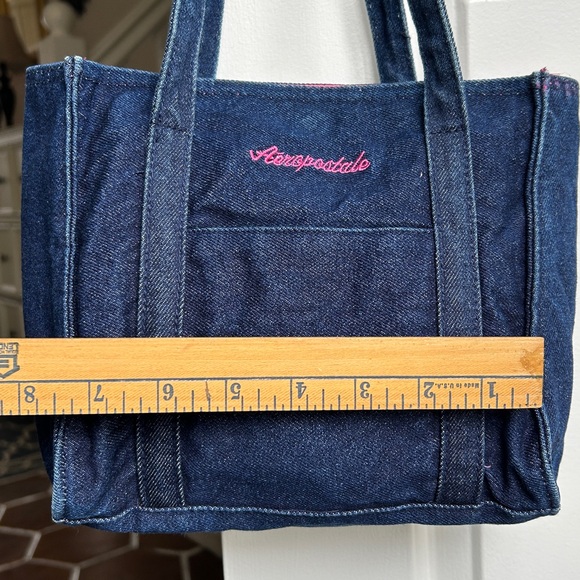 VTG Aeropostale Denim Mini Tote - Picture 7 of 16